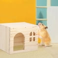 thumbnail image 4 of Hamster Hideout House Bunny Toy Rat House Pet Hamster Hiding Spot Mouse Hideouts Chinchilla Toys Rat Hideout, 4 of 6