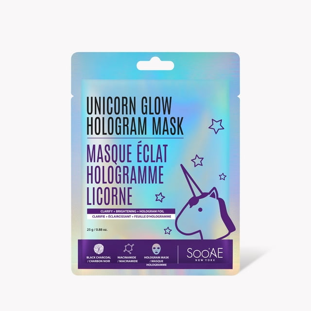 Soo'AE Unicorn Glow Hologram Mask