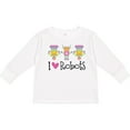 thumbnail image 3 of Inktastic Robot Lover Robotics Girls Long Sleeve Toddler T-Shirt, 3 of 5