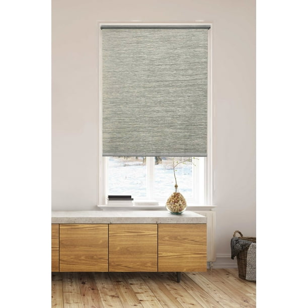 GMA Group Cordless Light Filtering Natural Fabric Roller Shades for