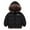 Black, variant on XIMIN Kids Boys Girls Winter Coat Puffer Jacket Heavyweight Soft Sherpa Fur Lined Parka Jackets Hooded Fleece-Lined Wear Waterproof Warm Thickened Winter Clothes