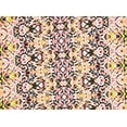 thumbnail image 2 of Zelouf Scuba Knit Print  , Sewing, DIY, Crafts Fabric by the Yard, 871 Coral/citron, 3 Yard, 2 of 2