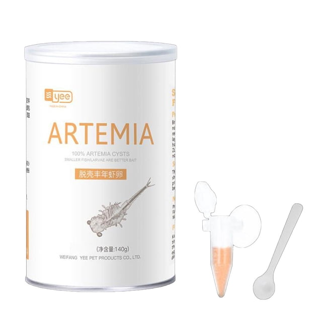 Alimento para peces tropicales Artemia descascarado de huevos YONGSHENG 200ml 500ml