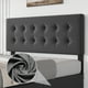 thumbnail image 4 of Cama Completa con 4 Cajones y Cabecera, Marco Tapizado en Lino con Soporte de Listones de Madera, Diseño con Botones, 4 of 9