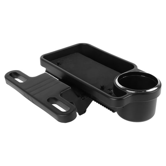 UKCOCO Black Car Cup Holder Storage Box for Car Drink and Item Organizer