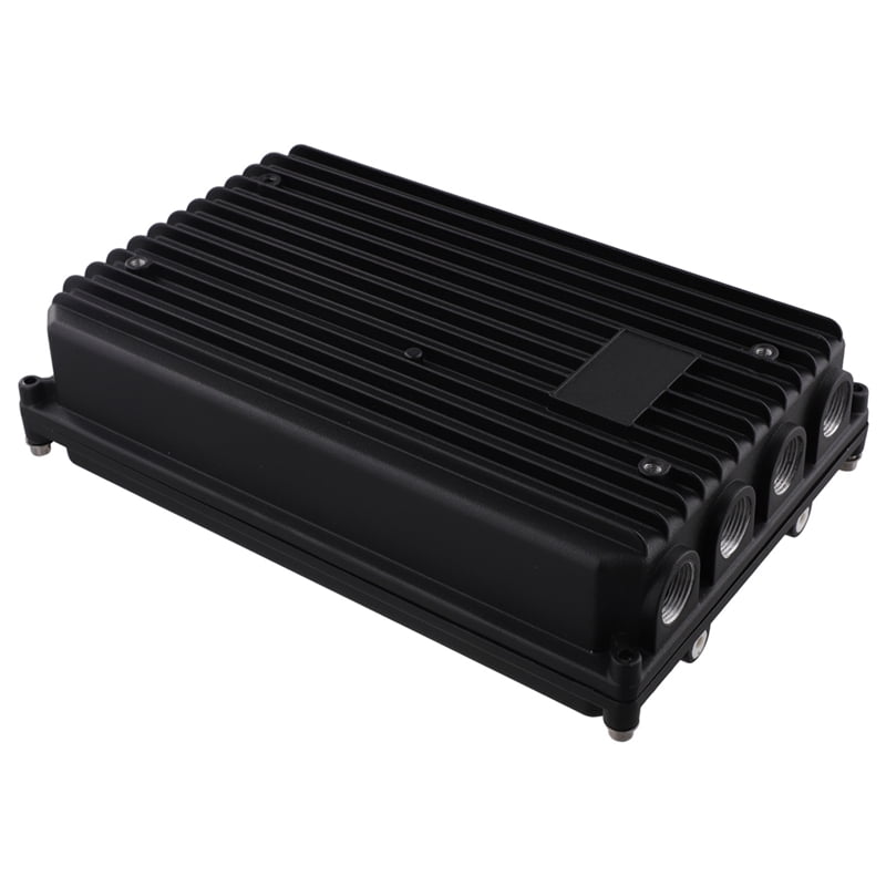 AP Bridge Amplifier Enclosure, Cast Aluminum Waterproof Box, Black, 260x167x68mm