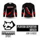 thumbnail image 2 of Playera Jersey Dryfit Deporte Estamp Manga Larg Moto Rzr Pes, 2 of 4