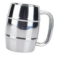 thumbnail image 1 of Tazas de acero inoxidable - Perfectas para café y té - 1 unidad (acero inoxidable) 300ml, 1 of 9