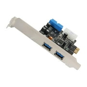 Vantec UGT-PC345 4-Port USB 3.0 PCIe with internal 20-Pin Host Card, Silver