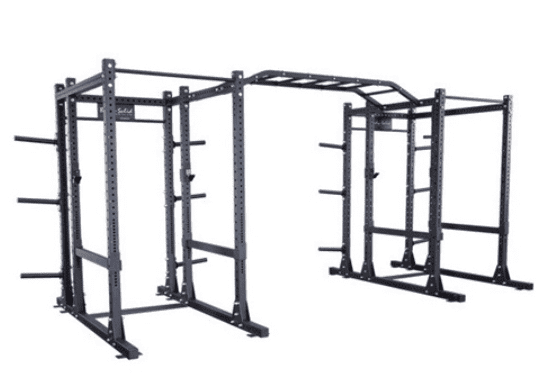 Body-Solid SPR1000SSDBBack Extended Double Power Rack Package w/Power Rack Strap Safeties (New)