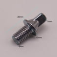 thumbnail image 1 of Mosiee Percussion Instrument Screws For Snare Drum M6 Thread Set Of 6 20 30Mm Length, 1 of 6