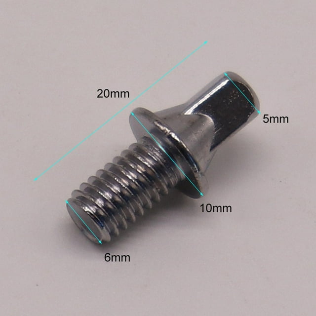 Mosiee Percussion Instrument Screws For Snare Drum M6 Thread Set Of 6 20 30Mm Length