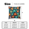 thumbnail image 5 of Starfish Covers - Set of 2 Throw Pillow Covers with Unique Patterns for Living Room Decor - Available in 16x16, 18x18, and 20x20 Inches Throw Pillows for All Occasions, 5 of 6
