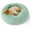 Apple Green, variant on Calming Dog Bed Medium Large Size Dogs - Donut Washable Large Pet Bed, 36 inches Anti-Slip Round Fluffy Plush Faux Fur Dog Bed