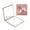 Pink, variant on Joernso Portable Foldable Makeup Mirror Vintage Rose Double-sided Vanity Mirror High Clarity Men Women Pocket Travel Handheld Square Cosmetic Mirror