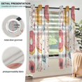 thumbnail image 3 of Yayeee Window Curtains Set of 2 for Living Room Light Filtering 63"x42", Pink Donut, 3 of 7