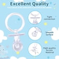 thumbnail image 2 of Chupetes Acrílicos XINHUIDALSQ Transparentes para Juego de Baby Shower 36 Piezas, 2 of 6