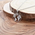 thumbnail image 4 of Graduation Globe Necklace in Stainless Steel, 4 of 7