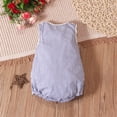 thumbnail image 4 of Angala Baby Boys Girls Summer Sleeveless Striped Romper Bodysuit Casual Soft Outfit Playwear Cozy Stylish Baby Clothes 6-12 Months, 4 of 8