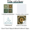 thumbnail image 5 of 10 /20PCS Decorative Tile Sticker Oil Proof For Kitchen Bathroom Furniture Staircase Home Decor Peel and Stick Backsplash 6 x 6 inch DIY Murals, 5 of 8