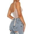 thumbnail image 5 of Coduop Women's Sexy Sleeveless Corset Tank Tops V Neck Hollow Out Bustier Crop Tops Camisole, 5 of 5