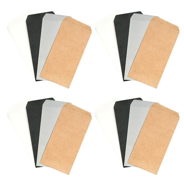 40 sobres de papel kraft vacíos para documentos.