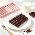 thumbnail image 6 of Yangka Kitchen 12 Continuous Dough Twists Mold, Long Silicone Chocolate Bar Maker with Non-Stick Surface, Versatile Baking Tool for Holiday Candy and Snacks, 6 of 7