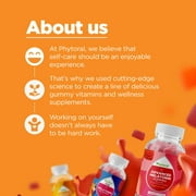 Natural Vitamin C Gummies for Adults - High Potency Vitamin C Immune Support Gummies - Ascorbic Acid Chewable Vitamin C Gummies Immune Booster for Adults with Potent Brain Vitamins Supplements
