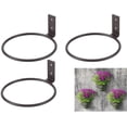 thumbnail image 1 of 2024,Gancho para maceta de pared, soporte para maceta de pared, colgador de plantas para decoración del hogar al aire libre/interior, paquete de 3, 1 of 4