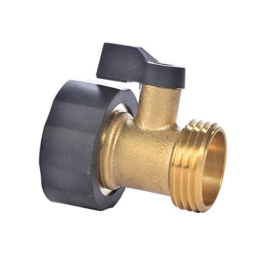 Heavy Duty Brass Shut Off Valve Garden Hose Shut Off Valve Garden Hose Connector (2PCS)  4 Extra Pressure Washers