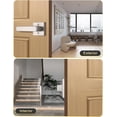 thumbnail image 2 of Poignée de Porte en Nickel Brossé Serrure de Porte d'Intimité Intérieure Serrure de Porte de Lit et de Bain avec Poignée de Serrure de Porte Carrée Rose Moderne Sans Clé Réversible pour Gauche et Droite, 2 of 7