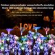 thumbnail image 1 of Luces de decoración de jardín para el hogar lámpara LED de Wdftyju flores artificiales para césped paisaje de frijol Solar recarga automática paisaje de valla, 1 of 9