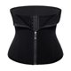 thumbnail image 1 of Mujer Entrenador De Cintura Corsé Cremallera Gancho Fajas Doble Control Body Shaper Barriga Cintura Cincher-XL-Negro, 1 of 5