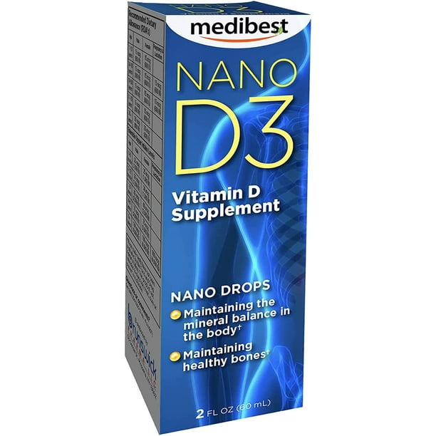 Medibest Vitamin D3 Supplement for Kids Vitamin D Liquid Drops 250 IU