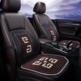 thumbnail image 4 of Happy date Breathable Car Wooden Bead Cushion Cool Cushion Back Seat Single Piece Bead Cushion Universal Wood Bead Cushion New, 4 of 9