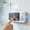 【white】, variant on Wireless Shower Speaker with 360° Rotatable Transparent Phone Mount for Bathroom Tub Kitchen Mirror