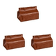 thumbnail image 1 of Caja Pañuelos Cuero Plegable Contenedor Papel para Servilletas Escritorio (café E), 1 of 7