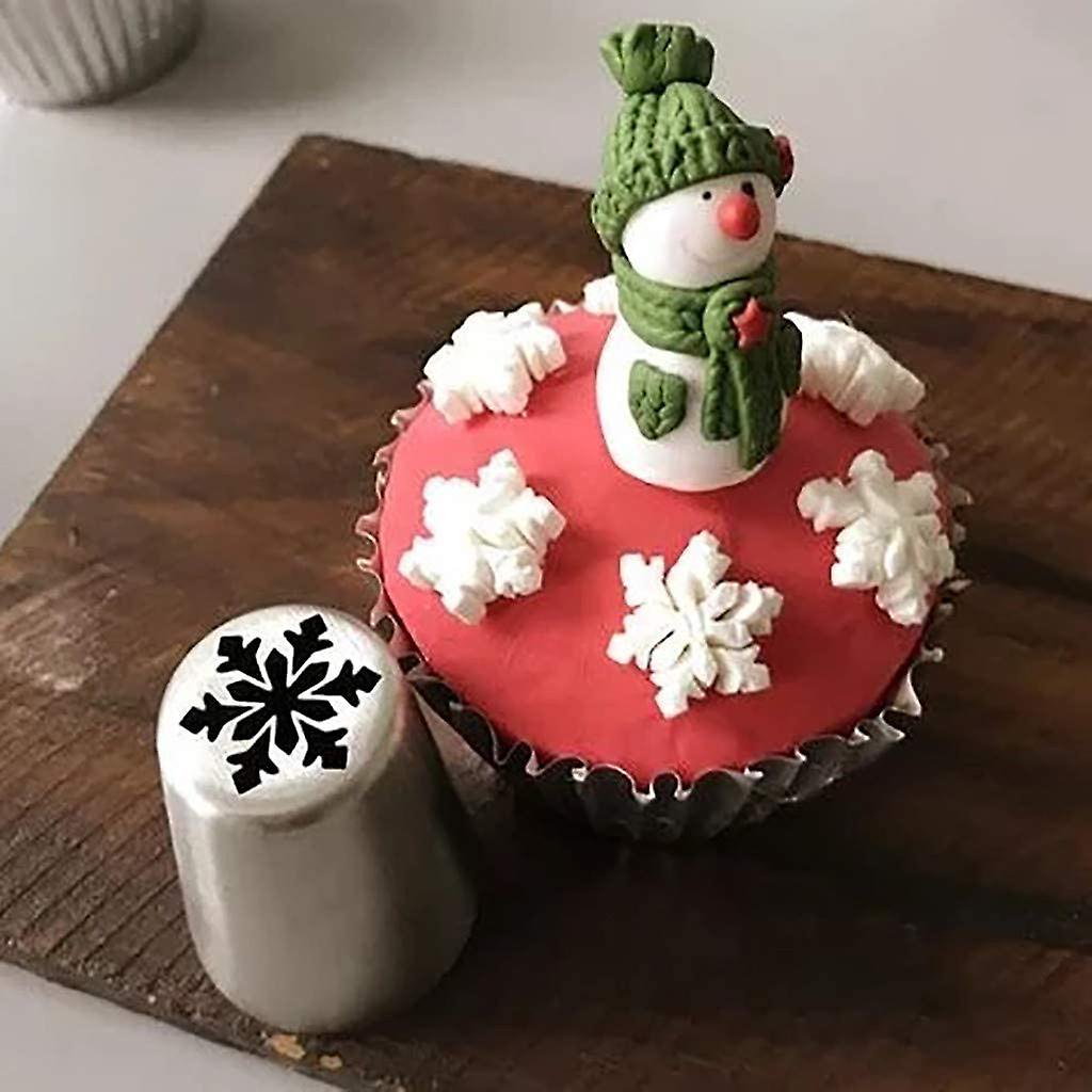 1pcs Christmas Flower Frosting Tip, Russian Piping Tips, Cake