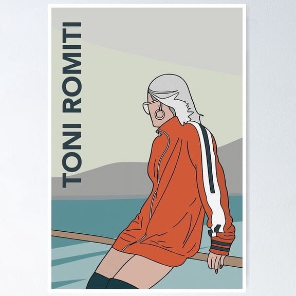 Toni Romiti Poster Wall Art, Modern Wall Decor For Living Room Bedroom, 8x12 UNFRAMED