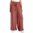 thumbnail image 7 of HAiming Womens Wide Leg Sweatpants High Elastic Waist Drawstring Pants Athletic Joggers Trousers with Pocket, 7 of 7