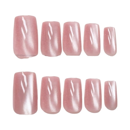 RAGUPEL 2026 New 26Pcs Fake Nails Perfect Fit Nails Press Ons,Seamless Joining Exquisite Craftsmanship Press on Nails for Women,Lotus Pink