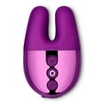 thumbnail image 2 of Le Wand Chrome Double Vibe Mini Vibromasseur en Silicone Rechargeable Blanc-Or, 2 of 12