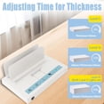thumbnail image 5 of Thermal Binding Machine 500 Sheets Capacity Book Binding Material 110V Binding Machine A3(Short Edge)/A4/A5 Document Heat Binder（White), 5 of 5