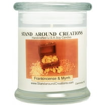 FRANKINCENSE & MYRRH STATUS 12-OZ. ALL NATURAL SOY CANDLE