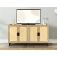 thumbnail image 6 of Richya 34.4'' Tall Sideboard Buffet Cabinet with Rattan Doors, for Dining Room, Kitchen, Living Room, 6 of 12
