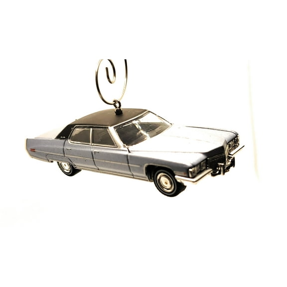 Christmas Ornament for 1972 Cadillac Sedan Deville Blue