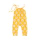 thumbnail image 1 of Body De Bebé Canastilla Onesies Para Niños Pequeños Niños Sin Mangas Estampado Floral Mono De Una Pieza Con Correa Amarillo Odeerbi LM103-4003, 1 of 8
