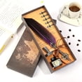thumbnail image 2 of Pluma Pluma Tinta Caligrafía Inmersión Escritura Quill Fuente Set Púrpura Hugtrwg Para estrenar, 2 of 6