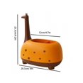thumbnail image 2 of 1pc Giraffe Shaped Large Capacity Desktop Pen Holder For Students & Office(random Stickers For Diy), 2 of 5