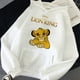 thumbnail image 3 of Disney Hakuna Matata divertida Simba Anime Sudadera con capucha mujer el Rey León Kawaii sudadera gráficos Harajuku mujer Sudadera con capucha, 3 of 5